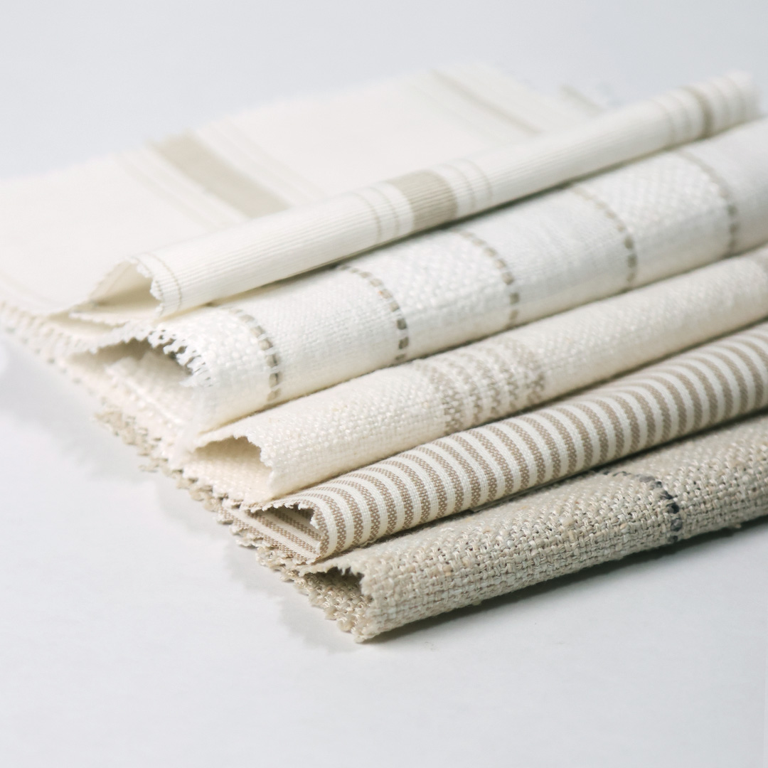 Neutral Stripes fabric collection